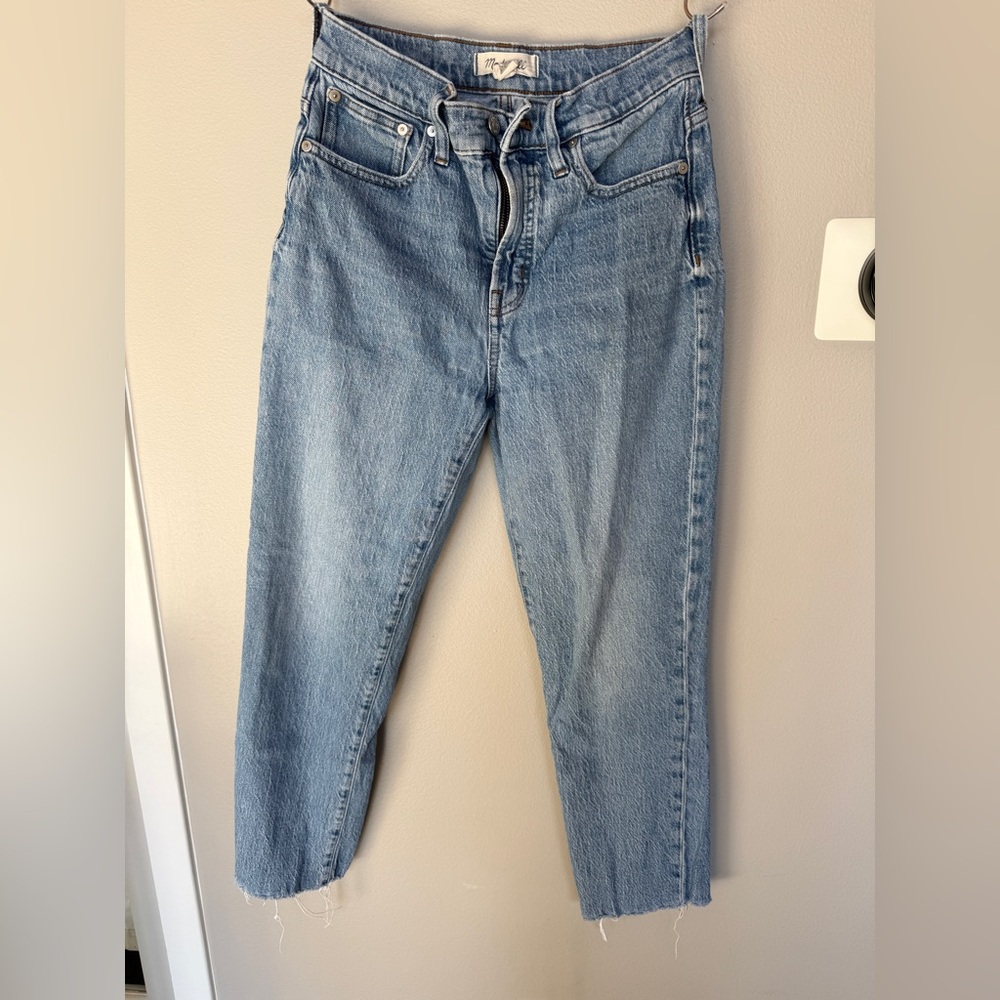 Madewell Washed Blue Perfect Vintage Straight Jeans